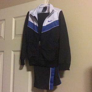 Black Nike track suit